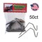 50 ct Christmas Hook: Christmas Light Hangers for gutters with mesh or perforated gutter guards